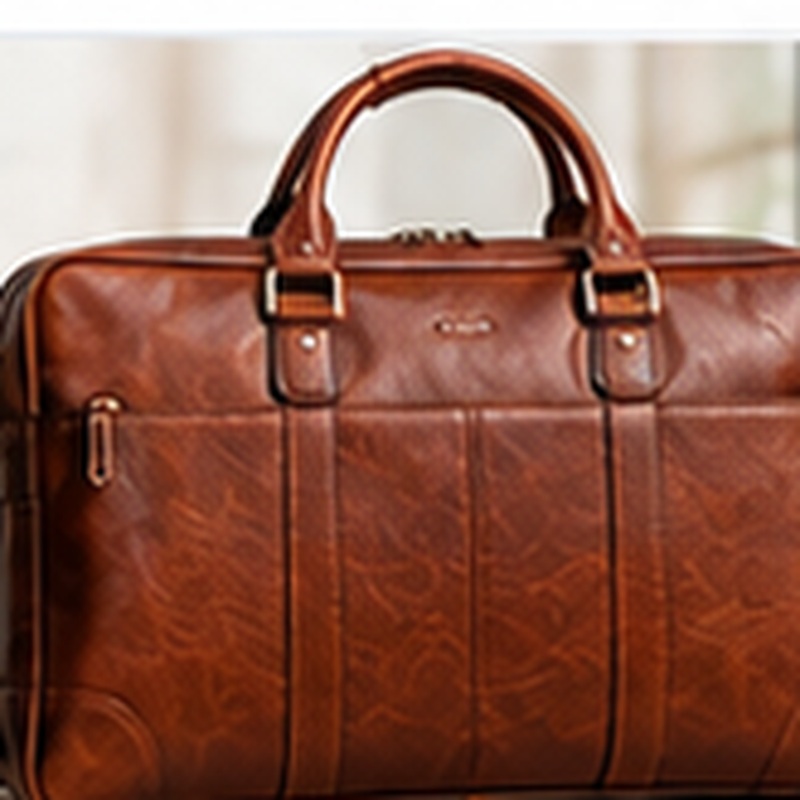 Office Leather Messenger Bag